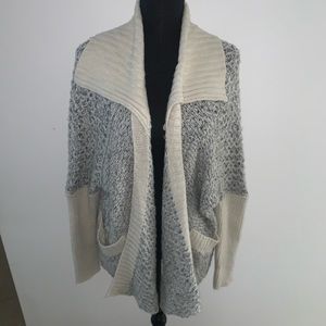 Gray & Creme Cardigan